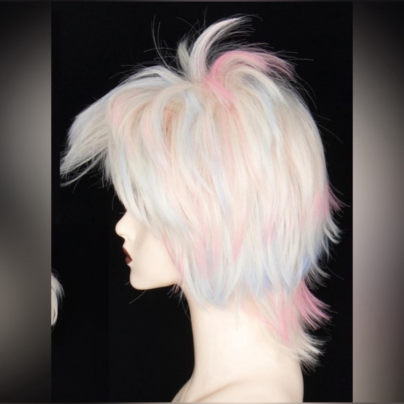 BARBIE THE MOVIE : WEIRD BARBIE HALLOWEEN COSTUME DRESS - ADDED A WIG ! - - Picture 4 of 8